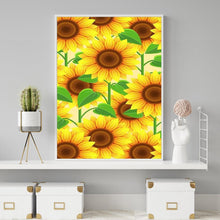 Charger l'image dans la galerie, Tournesol - diamant rond complet - 30x40cm