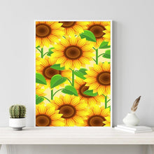 Charger l'image dans la galerie, Tournesol - diamant rond complet - 30x40cm
