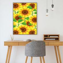 Charger l'image dans la galerie, Tournesol - diamant rond complet - 30x40cm