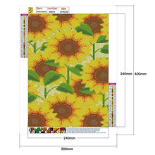 Charger l'image dans la galerie, Tournesol - diamant rond complet - 30x40cm