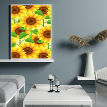 Charger l'image dans la galerie, Tournesol - diamant rond complet - 30x40cm
