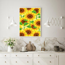 Charger l'image dans la galerie, Tournesol - diamant rond complet - 30x40cm