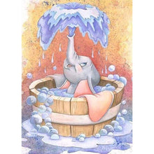 Charger l'image dans la galerie, Éléphant mignon - peinture complète de diamant - 30x40cm