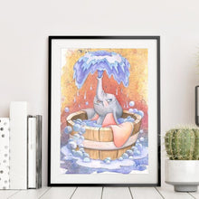 Charger l'image dans la galerie, Éléphant mignon - peinture complète de diamant - 30x40cm