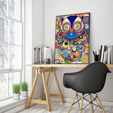 Charger l'image dans la galerie, Chambre à chouette - diamant rond complet - 30x40cm