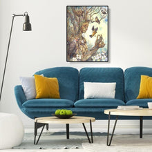 Charger l'image dans la galerie, Oiseaux et homme d’arbre - peinture complète de diamant - 30x40cm