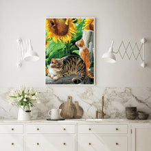 Charger l'image dans la galerie, Chat - peinture en diamant complet - 30x40cm