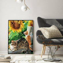 Charger l'image dans la galerie, Chat - peinture en diamant complet - 30x40cm