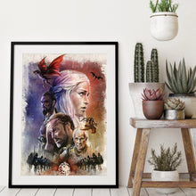 Charger l'image dans la galerie, Game of thrones - peinture en diamant complet - 30x40cm