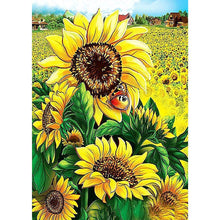 Charger l'image dans la galerie, Tournesol - peinture en diamant complet - 30x40cm