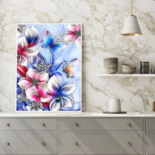 Charger l'image dans la galerie, Fleur colorée - peinture complète de diamant - 30x40cm