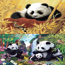 Charger l'image dans la galerie, Panda - diamant rond complet - 40x30cm