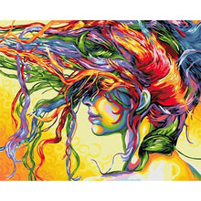 Charger l'image dans la galerie, Beauté - diamant rond complet - 40x30cm