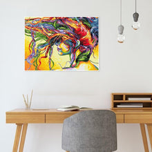 Charger l'image dans la galerie, Beauté - diamant rond complet - 40x30cm