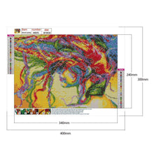 Charger l'image dans la galerie, Beauté - diamant rond complet - 40x30cm