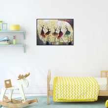 Charger l'image dans la galerie, Danse - diamant rond complet - 40x30cm