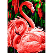 Charger l'image dans la galerie, Oiseau rose - peinture complète de diamant - 40x30cm