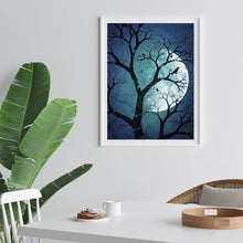 Charger l'image dans la galerie, Lune - diamant plein rond - 30x40cm