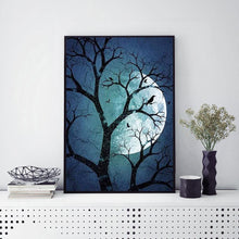 Charger l'image dans la galerie, Lune - diamant plein rond - 30x40cm