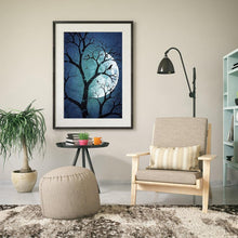 Charger l'image dans la galerie, Lune - diamant plein rond - 30x40cm