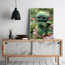 Charger l'image dans la galerie, Yoda - peinture en diamant complet - 30x40cm