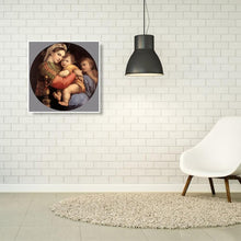 Charger l'image dans la galerie, Portrait - peinture en diamant complet - 30x30cm