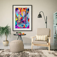 Charger l'image dans la galerie, Verre à vin - diamant rond complet - 30x40cm
