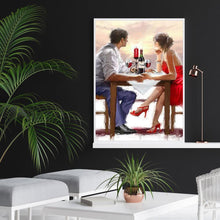 Charger l'image dans la galerie, Réunion - diamant rond complet - 30x40cm