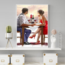 Charger l'image dans la galerie, Réunion - diamant rond complet - 30x40cm