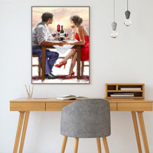 Charger l'image dans la galerie, Réunion - diamant rond complet - 30x40cm