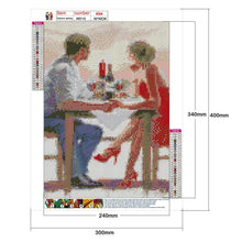 Charger l'image dans la galerie, Réunion - diamant rond complet - 30x40cm