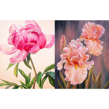 Charger l'image dans la galerie, Fleur - diamant rond complet - 30x40cm