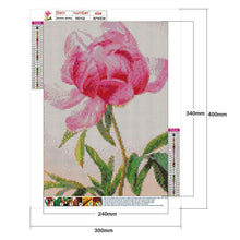 Charger l'image dans la galerie, Fleur - diamant rond complet - 30x40cm