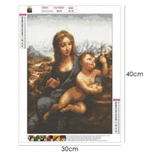 Charger l'image dans la galerie, Portrait - diamant rond complet - 30x40cm