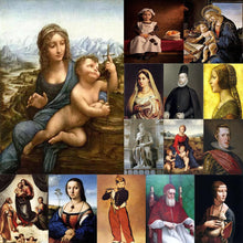 Charger l'image dans la galerie, Portrait - diamant rond complet - 30x40cm