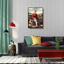 Charger l'image dans la galerie, Portrait - diamant rond complet - 30x40cm