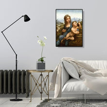 Charger l'image dans la galerie, Portrait - diamant rond complet - 30x40cm