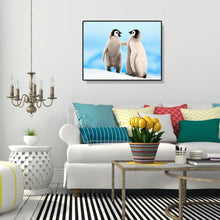 Charger l'image dans la galerie, Pingouin - diamant rond complet - 40x30cm