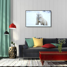 Charger l'image dans la galerie, Ours polaire - diamant rond complet - 40x30cm