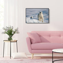 Charger l'image dans la galerie, Ours polaire - diamant rond complet - 40x30cm