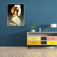 Charger l'image dans la galerie, Fille élégante - diamant rond complet - 40x50cm