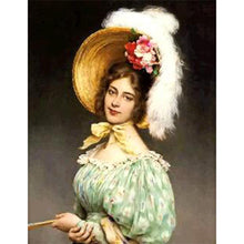 Charger l'image dans la galerie, Fille élégante - diamant rond complet - 40x50cm