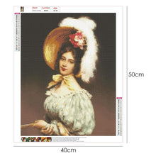 Charger l'image dans la galerie, Fille élégante - diamant rond complet - 40x50cm