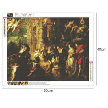 Charger l'image dans la galerie, Célèbre - diamant rond complet - 50x40cm