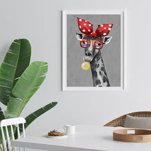 Charger l'image dans la galerie, Girafe de nouveauté - diamant rond complet - 30x40cm