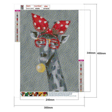Charger l'image dans la galerie, Girafe de nouveauté - diamant rond complet - 30x40cm