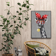 Charger l'image dans la galerie, Girafe de nouveauté - diamant rond complet - 30x40cm