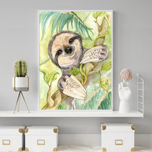 Charger l'image dans la galerie, Belle paresse - diamant rond complet - 30x40cm