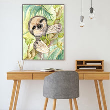 Charger l'image dans la galerie, Belle paresse - diamant rond complet - 30x40cm