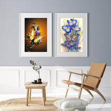 Charger l'image dans la galerie, Fleur - diamant rond complet - 30x40cm